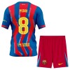 Conjunto FC Barcelona Pedri 8 Equipamento 4ª 2025-26 - Criança